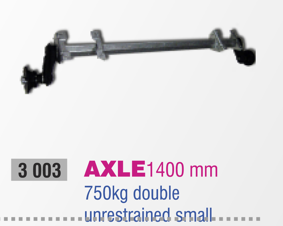 3003jl_750kg Doppeltrailer ungebremst Sm