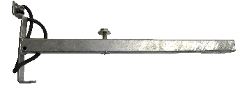 7043Bjl_Light Bar holder Junior Black